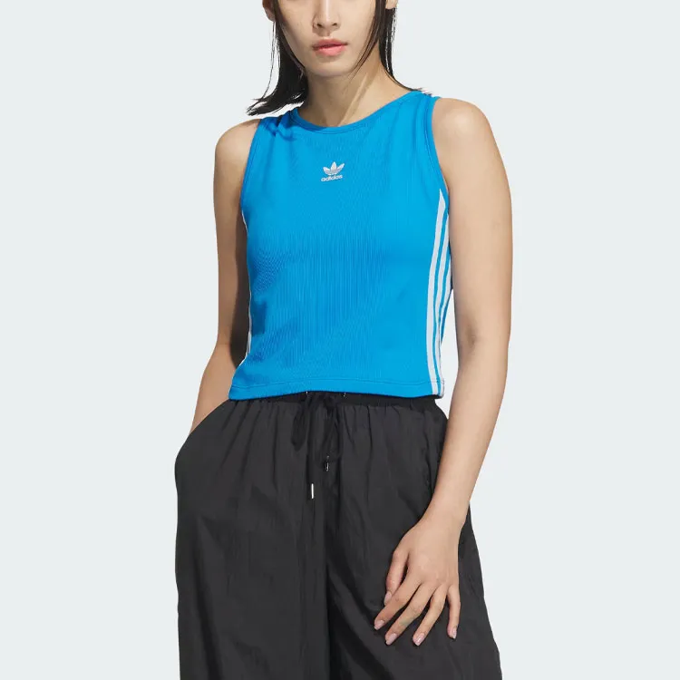 Adidas Originals Tank Tops Women's Bright Blue-1