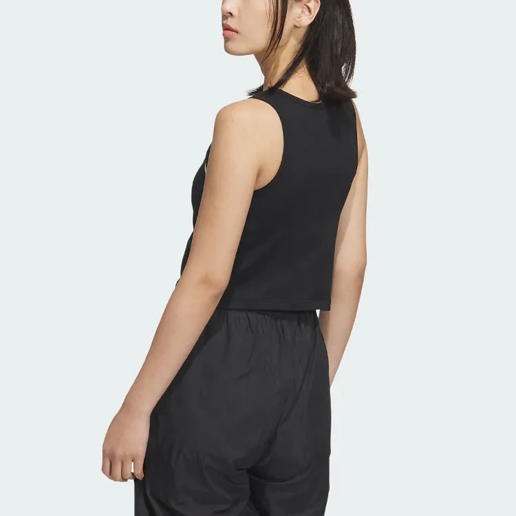 Adidas Originals 3 Stripes Tank Tops Women's Black-2