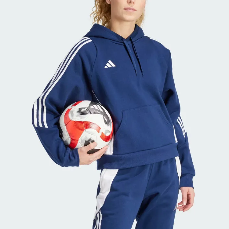 Adidas Tiro 24 Sweat Hoodie Sweatshirt Women's Marine Blue-3