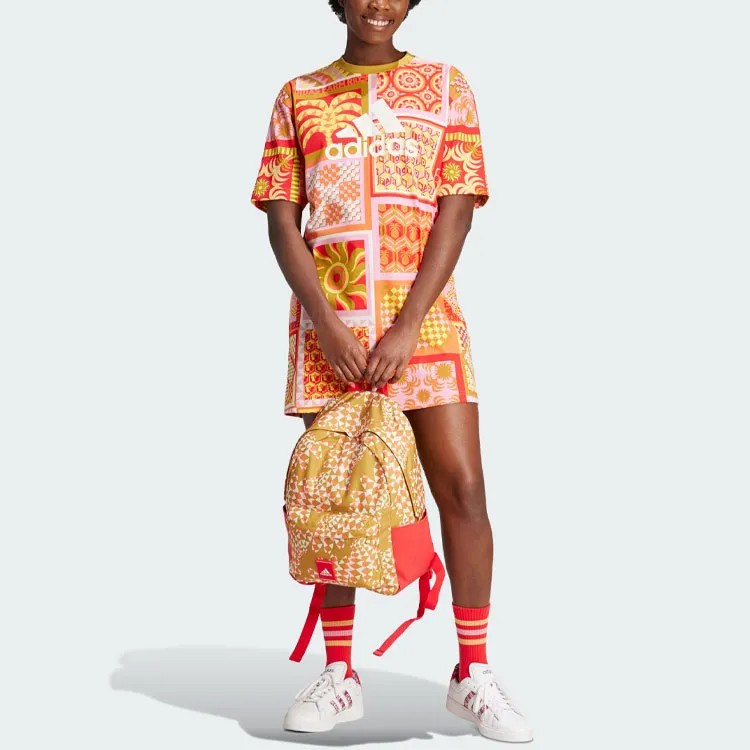 Adidas Free Shipping With AdiClub Adidas X Farm Rio Slim Dress-1