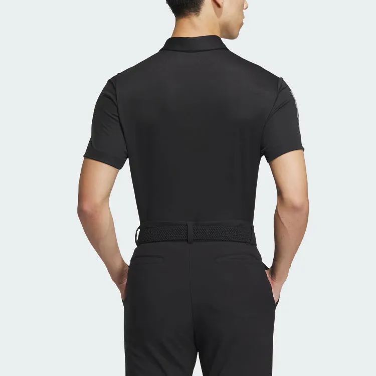 Adidas AEROREADY 3 Stripes Polo Shirt Polo Shirt Men's Black-2