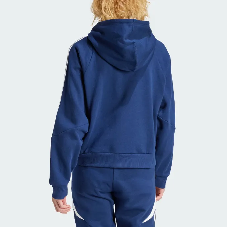 Adidas Tiro 24 Sweat Hoodie Sweatshirt Women's Marine Blue-2