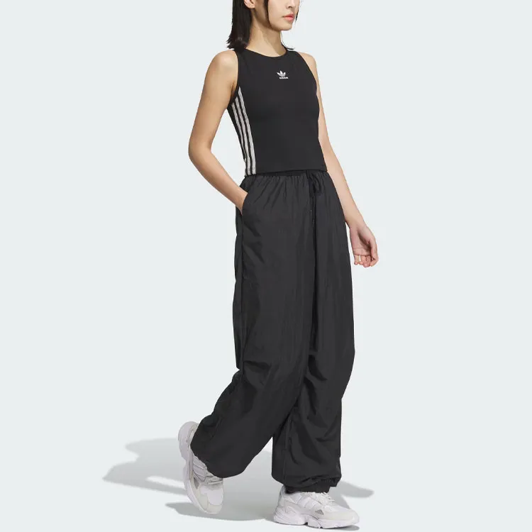 Adidas Originals 3 Stripes Tank Tops Women's Black-3