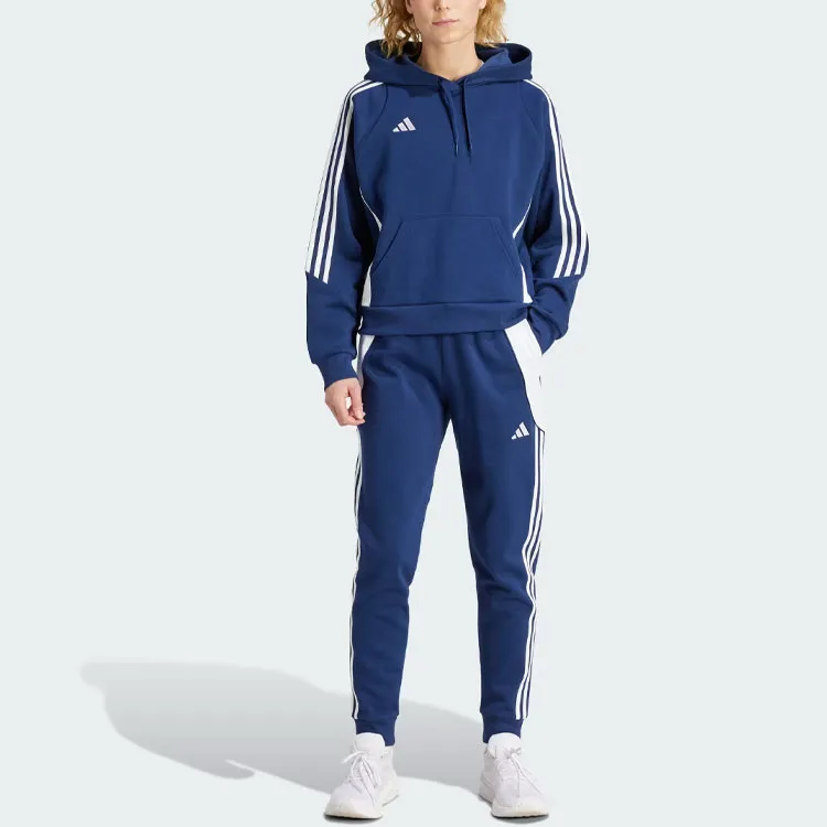 Adidas Tiro 24 Sweat Hoodie Sweatshirt Women's Marine Blue-4