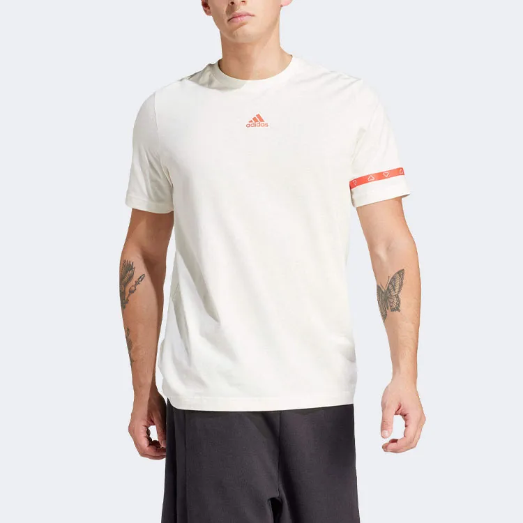 Adidas Brand Love Collegiate T Shirt Men's White-1