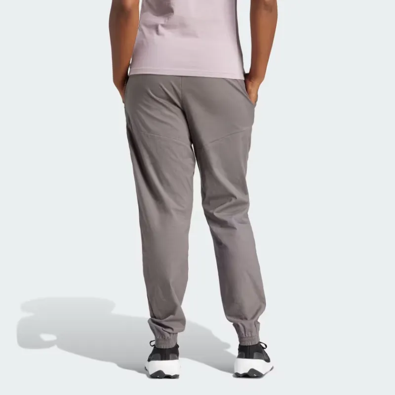 Adidas Terrex Multi Knit Joggers Knitted Sports Pants Women's Gray-1
