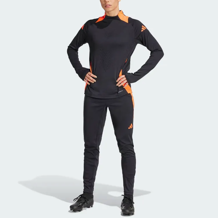 Adidas Tiro 24 Pro Training Tracksuit Bottoms Knitted Sports Pants Women's Black-4