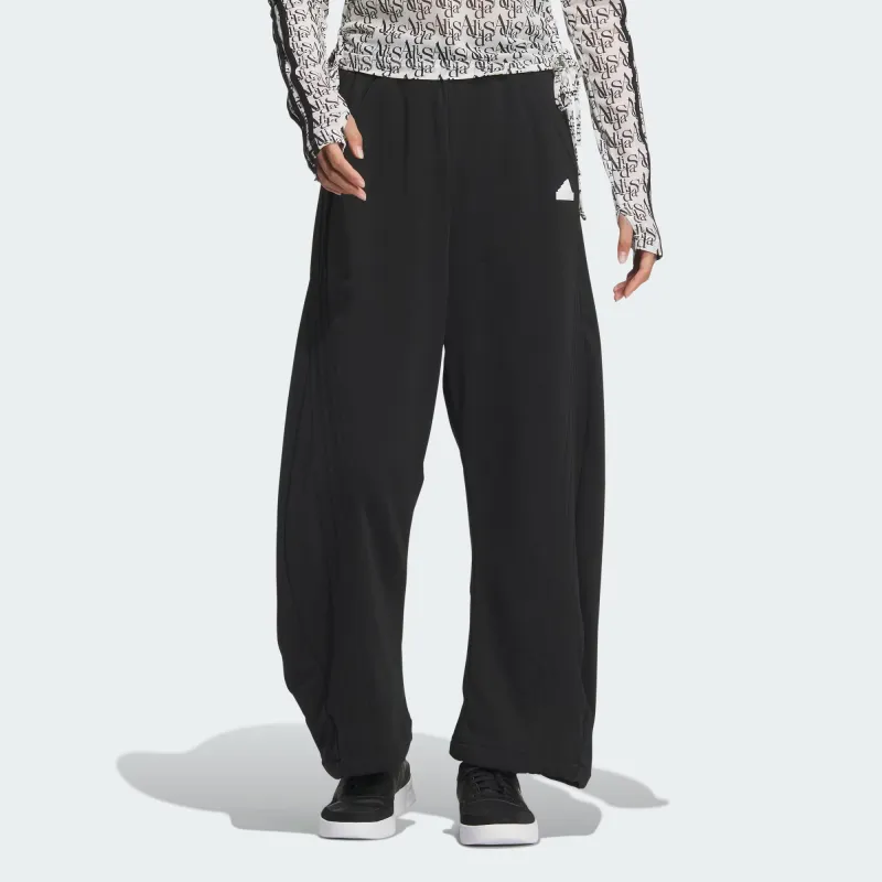 Adidas Dance French Terry Joggers Knitted Sports Pants Women's Black-1