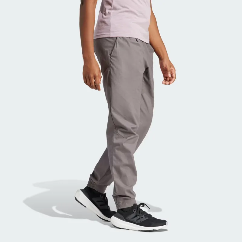 Adidas Terrex Multi Knit Joggers Knitted Sports Pants Women's Gray-2