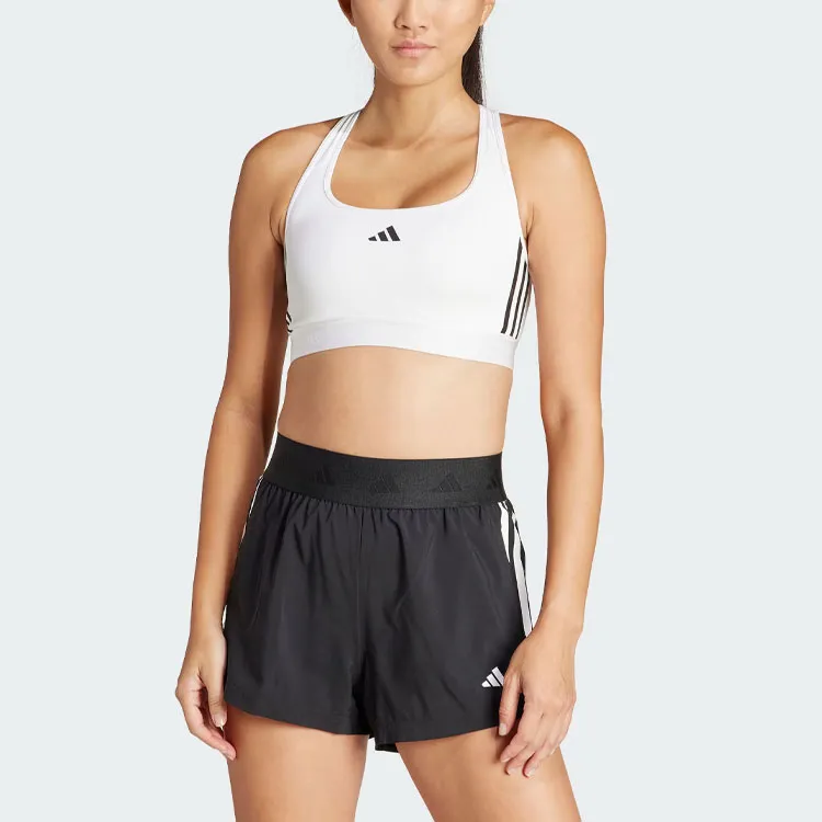 Adidas Free Shipping With AdiClub Powerreact Training Medium Support Hyperglam Bra-2