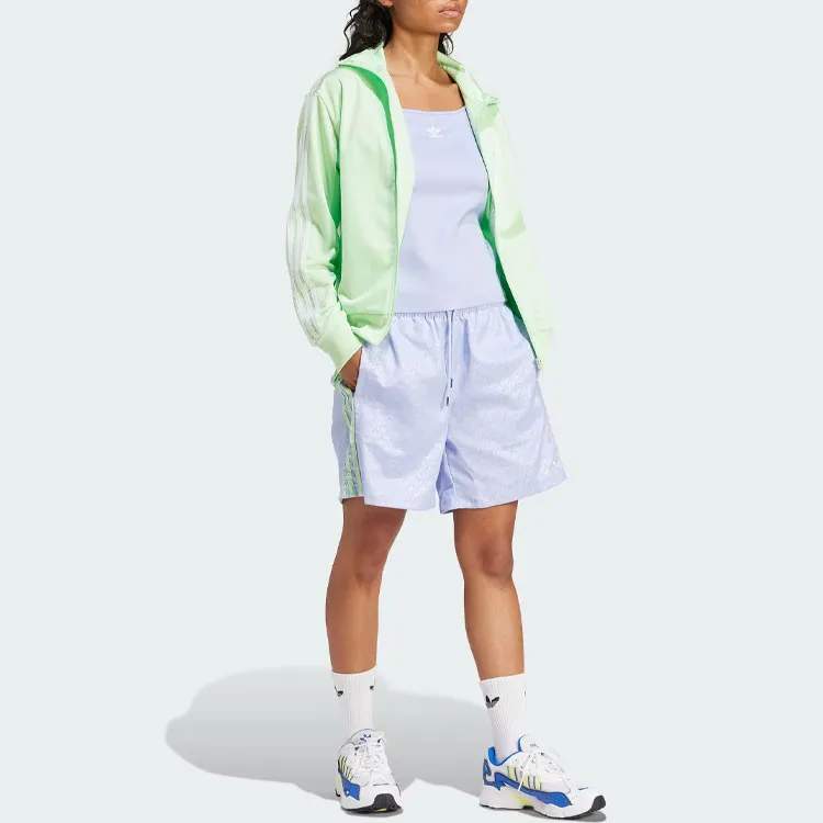 Adidas Women's Adicolor Classics Loose Firebird Track Top Semi Green Spark-3