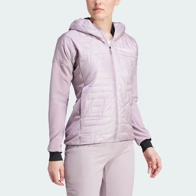 Adidas Terrex Xperior Varilite Hybrid Primaloft Jacket Jackets Coats Women's Purple-3