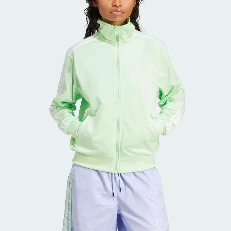 Adidas Women's Adicolor Classics Loose Firebird Track Top Semi Green Spark-1