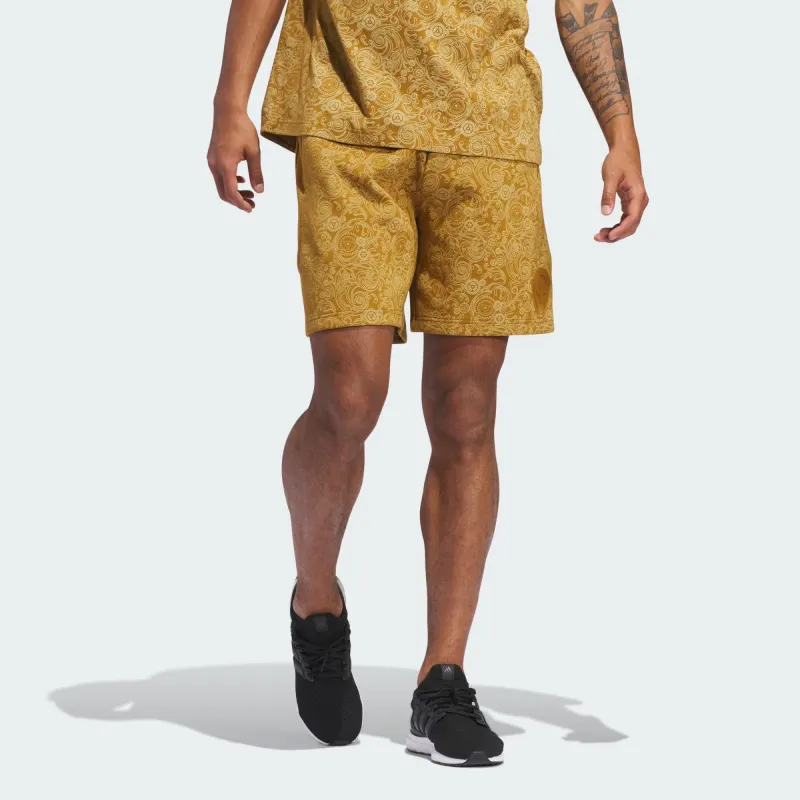 Adidas Mahomes Z.N.E. Premium Shorts Sports Shorts Men's Brass-1