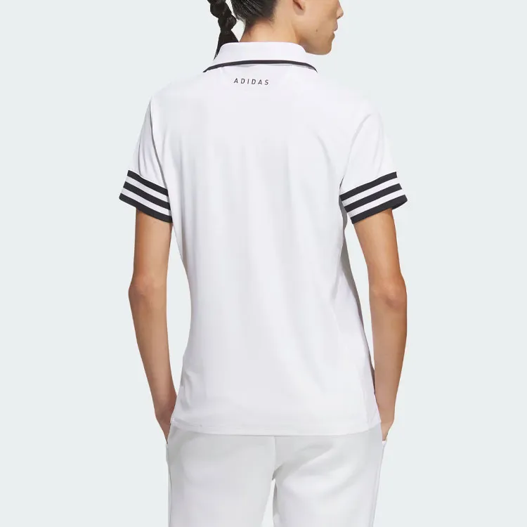 Adidas Aeroready Short Sleeve Polo Shirt Polo Shirt Women's White-1