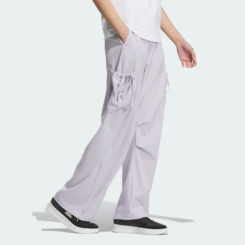 Adidas Dance Woven Tracksuit Bottoms Woven Sweatpants Women's Silver-3