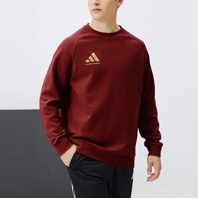 Adidas Sweatshirt Unisex Red Gold-6