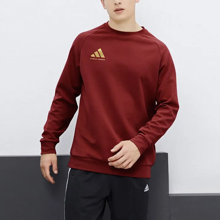 Adidas Sweatshirt Unisex Red Gold-3