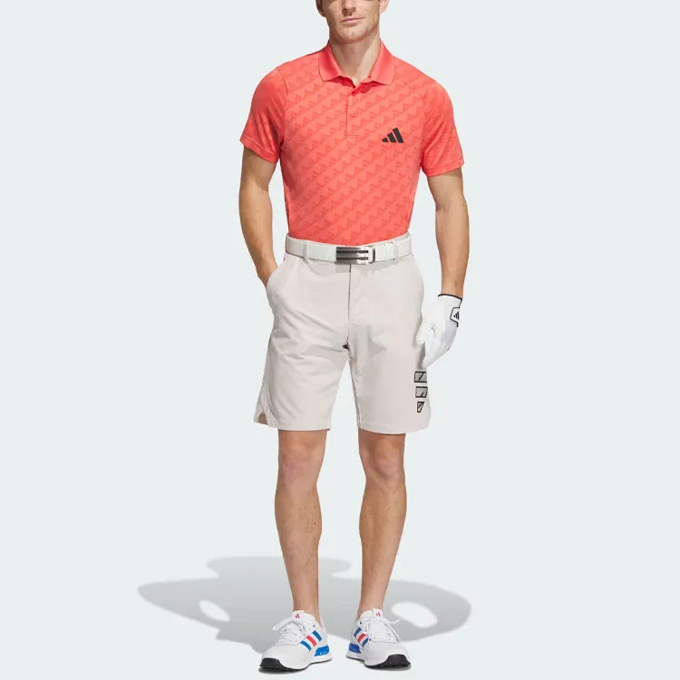 Adidas Heat.Rdy Jacquard Polo Shirt Polo Shirt Men's Light Scarlet-3