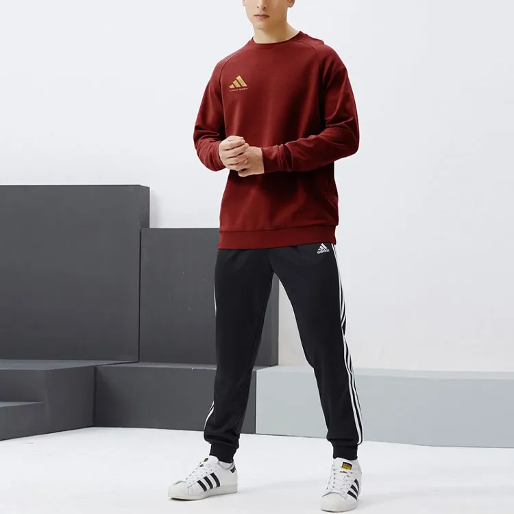 Adidas Sweatshirt Unisex Red Gold-8