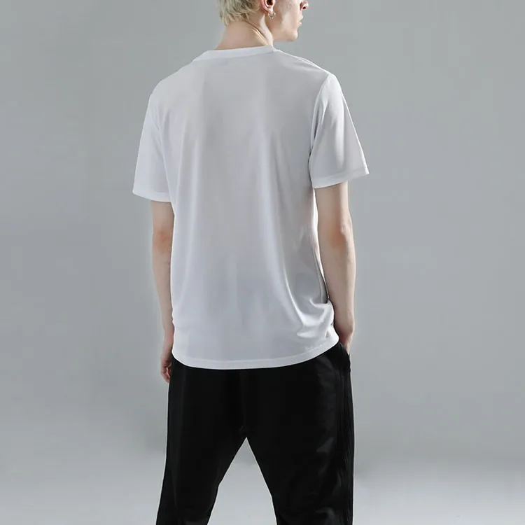 Adidas T Shirt Unisex White Gold-2