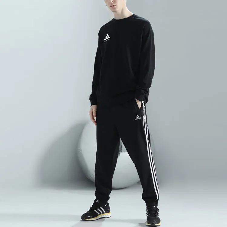 Adidas Sweatshirt Unisex Black White-4