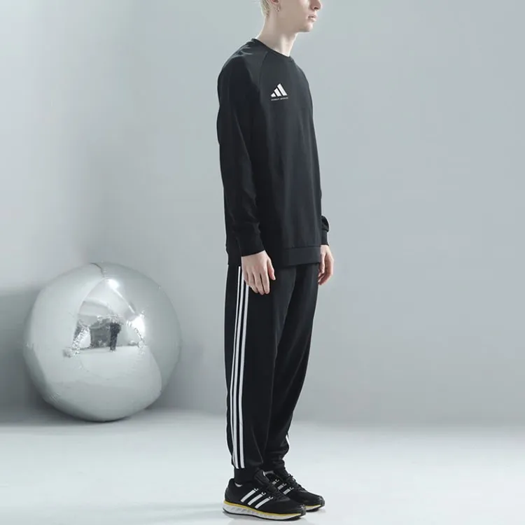 Adidas Sweatshirt Unisex Black White-5