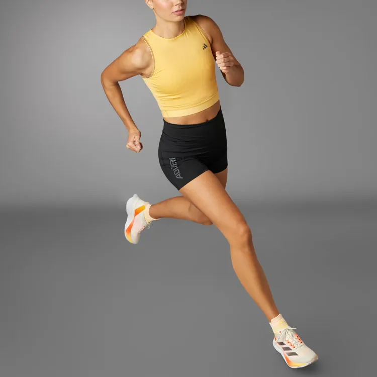 Adidas Free Shipping With AdiClub Adizero Running Crop Tank Top-3