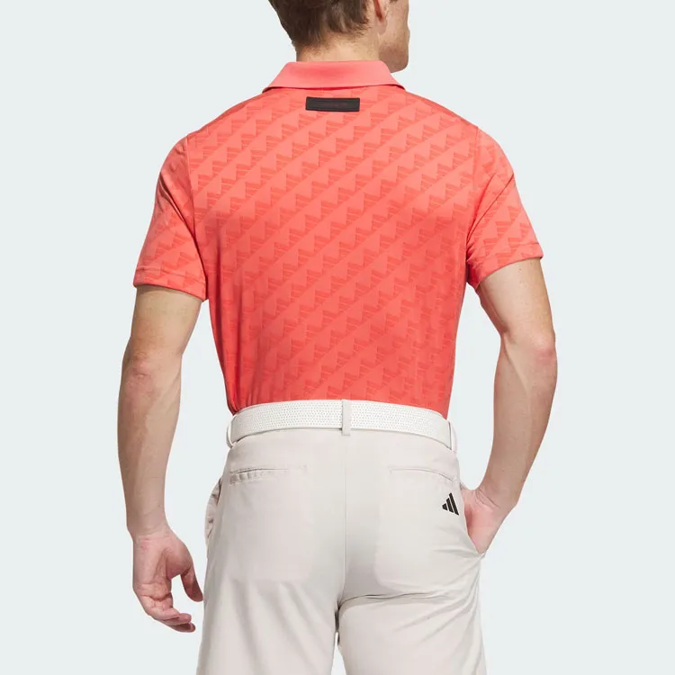 Adidas Heat.Rdy Jacquard Polo Shirt Polo Shirt Men's Light Scarlet-2