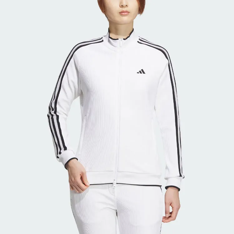 Adidas Aeroready 3 Stripes Jacket Jackets Coats Women's White-1