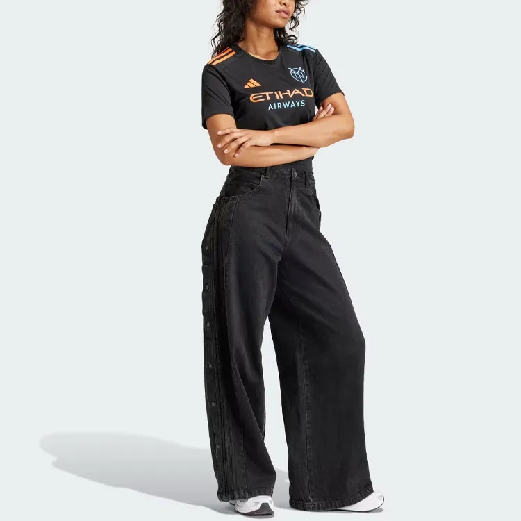 Adidas New York City Fc 24/25 Away Jersey Soccer Jerseys Fan Edition New York City Away Women's Black-4