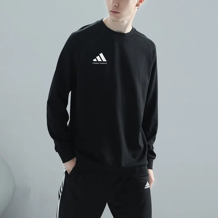 Adidas Sweatshirt Unisex Black White-3