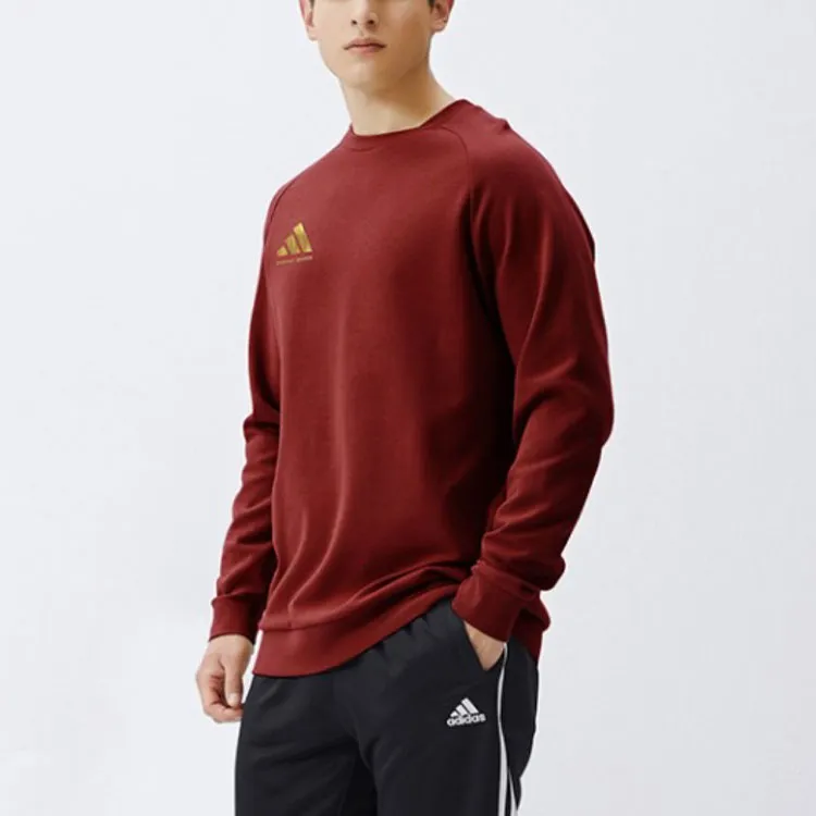 Adidas Sweatshirt Unisex Red Gold-7