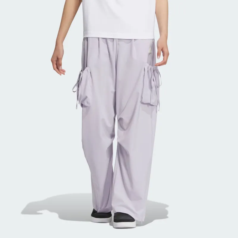 Adidas Dance Woven Tracksuit Bottoms Woven Sweatpants Women's Silver-1