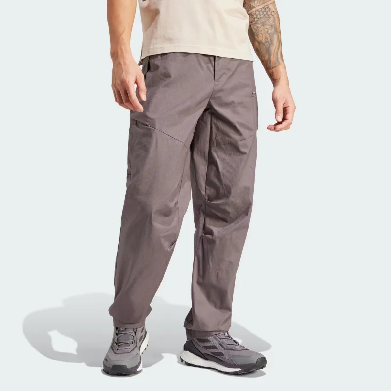 Adidas Terrex Xploric Trousers Woven Sweatpants Men's Charcoal Gray-1
