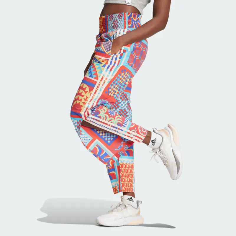 Adidas x FARM RIO Premium Pants Knitted Sports Pants Women's Bold Blue-2