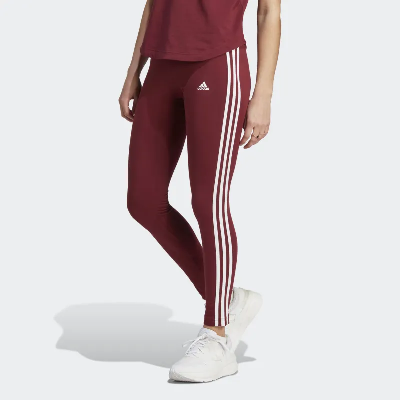 Adidas Loungewear Essentials 3-Stripes Leggings Leggings Women's Contour Red-1