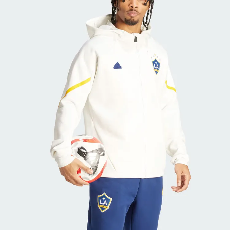 Adidas Free Shipping With AdiClub La Galaxy Designed For Gameday Anthem Jacket-3