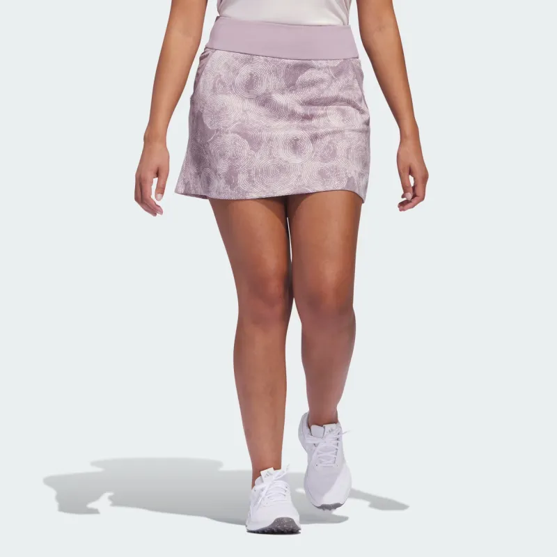 Adidas Ultimate365 Printed Skort Casual Short Skirts Women's Purple-1