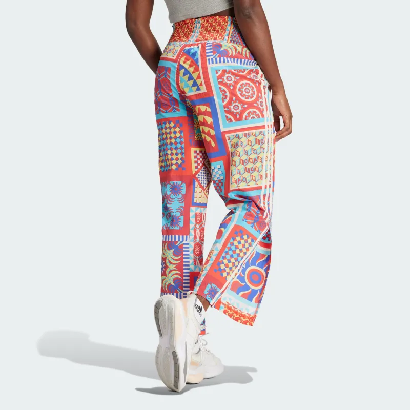 Adidas x FARM RIO Premium Pants Knitted Sports Pants Women's Bold Blue-3
