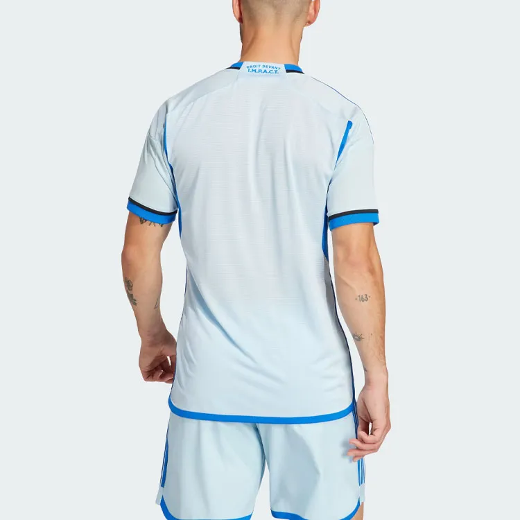 Adidas Cf Montreal 24/25 Away Authentic Jersey Soccer Jerseys Player Edition Montreal Away Men's Light Blue-3
