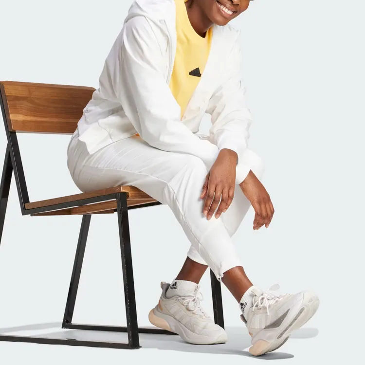 Adidas Z.N.E. Woven Full-Zip Hoodie Jackets Coats Women's White-3
