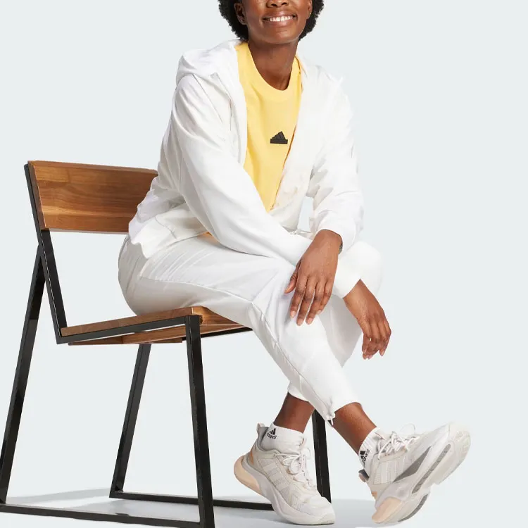 Adidas Z.N.E. Woven Pants Woven Sweatpants Women's White-3