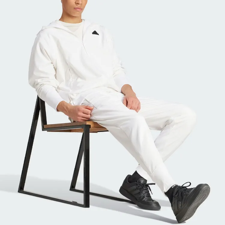 Adidas Z.N.E. Woven Full-Zip Hooded Track Top Jackets Coats Men's White-3