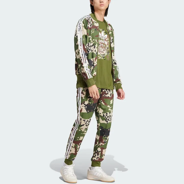 Adidas Originals Camo Sstr Track Top Jackets Coats Men's Wild Pine-3