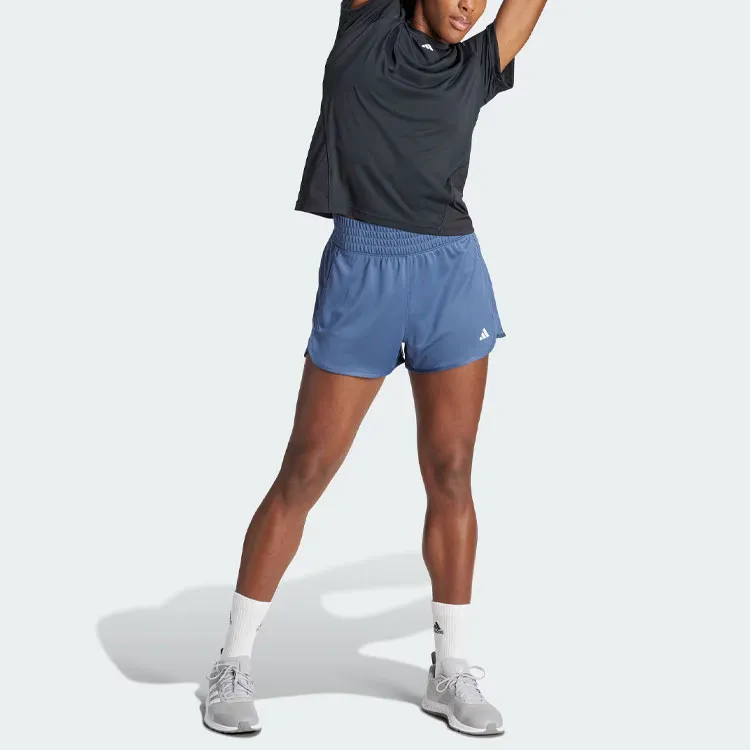 Adidas Pacer Essentials Knit Shorts Sports Shorts Women's Legend Ink-3