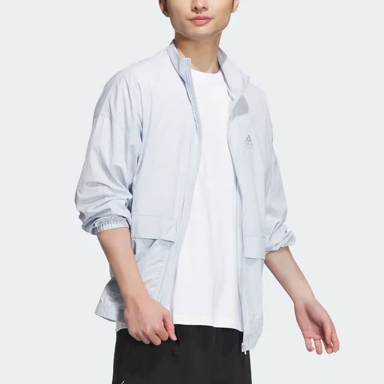Adidas RELAXED Jacket Jackets Coats Men's Light Blue-3