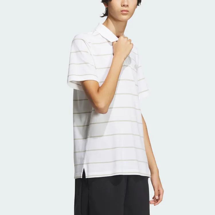 Adidas Future Icons Stripe Polo Shirt Polo Shirt Men's White-3