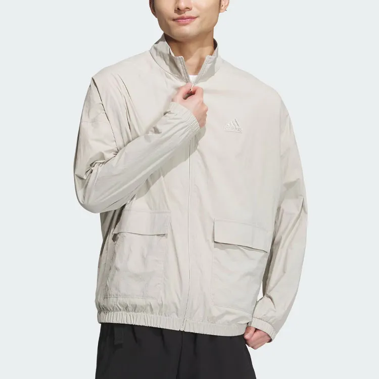 Adidas RELAXED Jacket Jackets Coats Men's Light Gray-1
