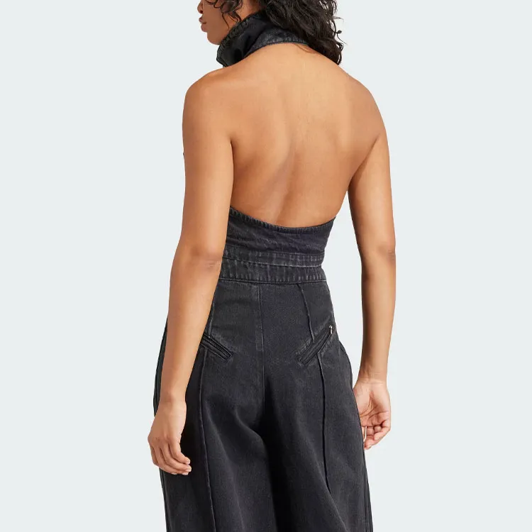 Adidas Originals Fashion Montreal Denim Cropped Vest-2